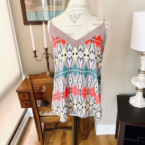 ZOA New York Multicolored Blouse Sz S - Picture 4 of 4